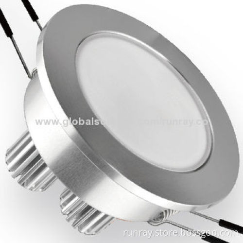 3W LED Downlights, 85-265V AC/12-2V DC voltage, Bridgelux/Epistar Chip, CE, RoHS Marks